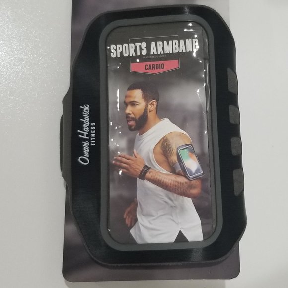 Omari Hardwick - Cardio Sports Armband - Black and Grey - Picture 3 of 9